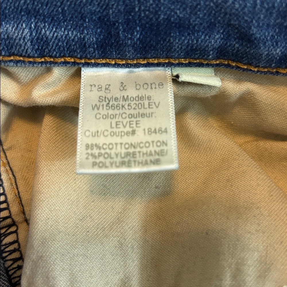 RAG & BONE | denim blue jeans 31 high rise ankle skinny - Picture 5 of 5